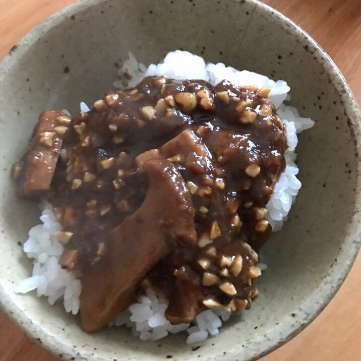 蒸し大豆フレークシチューごはん